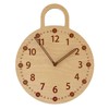 Wall Clock 10 Inch Round Silent Decorative Battery Operated Wooden