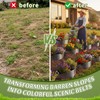 3 Pack Steel Serrated Hillside Planters, Erosion Control Hillside Planters