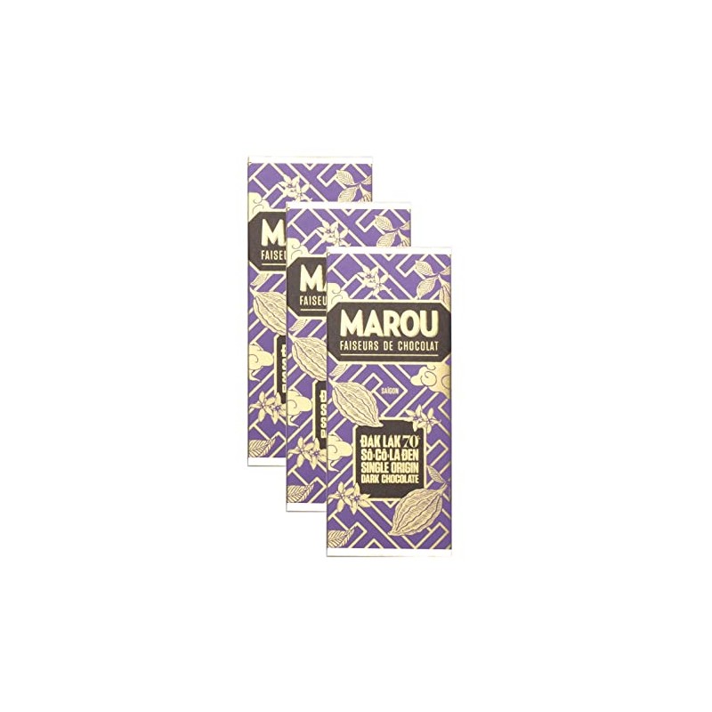 Marou Origin Dak Lak 70% Cacao Dark Chocolate 3-Pack |