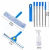 Window Cleaning Kit with Collapsible Bucket,Window Washing Kit with 6.56Ft