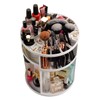 MobileVision Makeup Organizer Rotating Tabletop Cosmetic & Toiletry Holder Adjustable