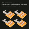 4PCS Industrial Electrical Lock Galvanized A3 Steel and PA Rotary