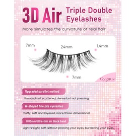 Falsche wimpern natürlicher look fake lashes volumen wimpern wimpern natürlich faux mink natürliche wimpern wimpern wispy natürlich look eye lashes false eyelashes, Frihappy Gygnus