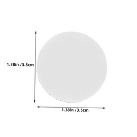 SEWACC 15pcs Mini Ink Blending Foam Tool Round Replacement Pads for Card Making and Scrapbooking Versatile Domed Sponge Refills for Mixing and Maintenance