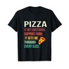 Funny Emotional Support Pizza T-Shirt