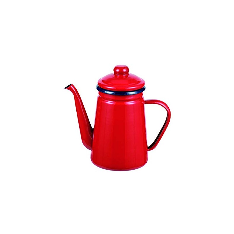 Pearl Metal Hollow Coffee Pot 0.3 gal (1.1 L) Red