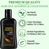 Black hair shampoo
