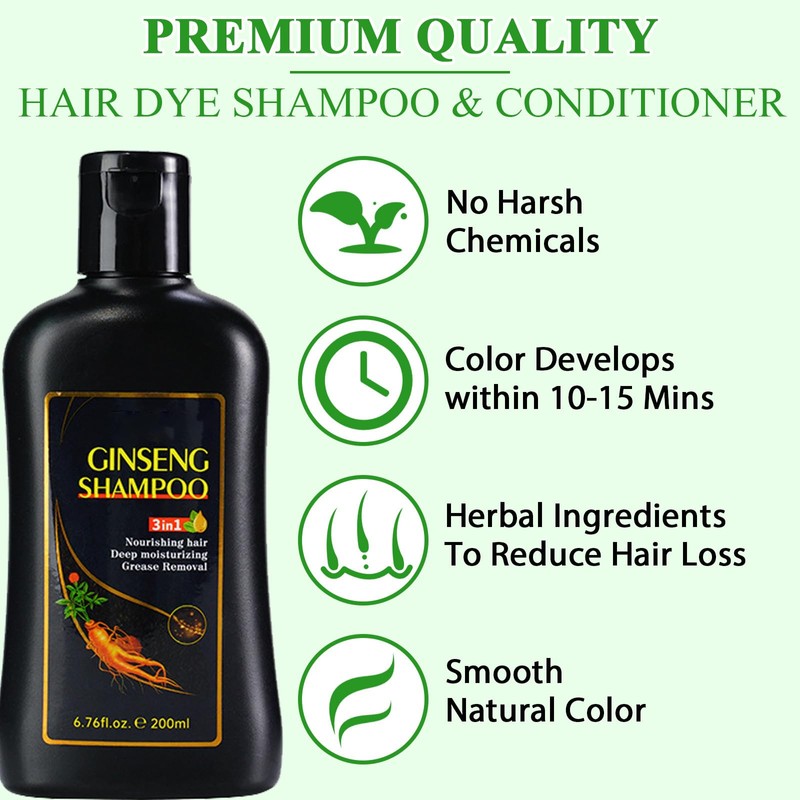 Black hair shampoo
