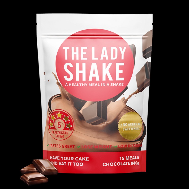 The Lady Shake Meal Replacement Shake 15 Meals 840g, Strawberry