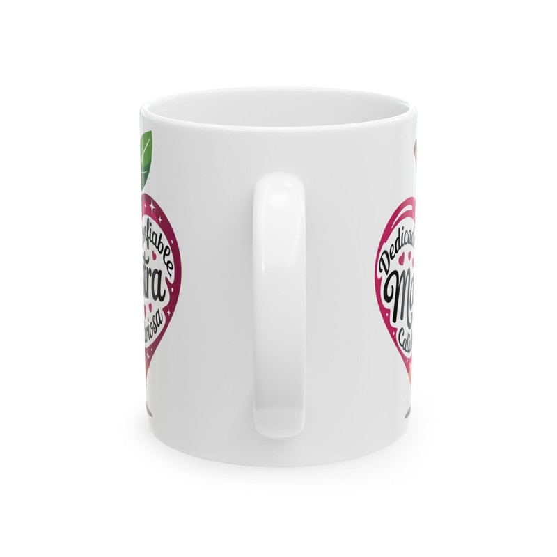 Taza Cerámica 11 oz Maestra Dedicada Confiable Taza para Maestras
