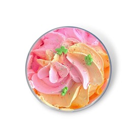 Sassy Shop Bath - Whipped Soap, Caribbean Passion Fruit - Cleanse and Nourish the Skin, With Uplifting Fragrance - Gentle and Suitable for all Skin Types - Vegan Friendly - 115g