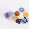 GF Air Cushion Puff Makeup Sponge Foundation Cosmetic Puff 7-piece Set 2. Round Case + Puffs (7 pcs) 5ea