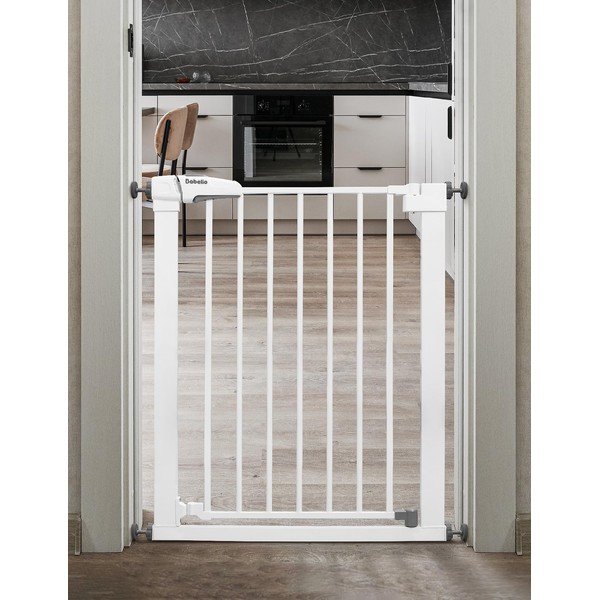 BABELIO Baby Gate for Doorways and Stairs, 26-31" Pet Gate