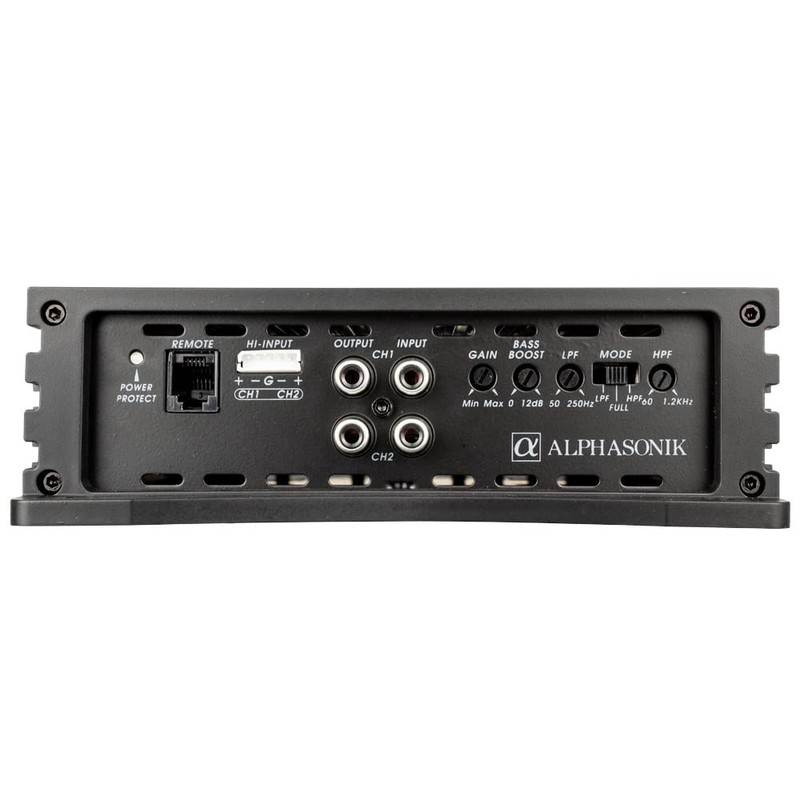 Alphasonik NA1000.2 Neuron Series 1000 Watts Max 2-Channel Car Amp