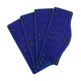 UNCO- Hard Hat Sweatband, 4 pcs, Navy Blue, Hard Hat Liner, Hard Hat Accessories, Sweatbands for Hats, Hardhat Sweatbands Washable, Reusable Hardhat Sweatbands, Sweat Bands for Hard Hats
