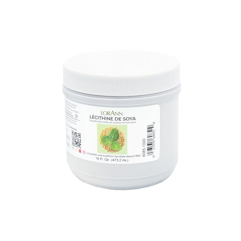 LorAnn Natural Soy Lecithin, 16 oz
