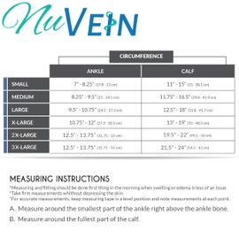 NuVein Sheer Compression Stockings, 15-20 mmHg Support, Fashionable Medium Denier, Knee High, Open Toe, Navy, Small
