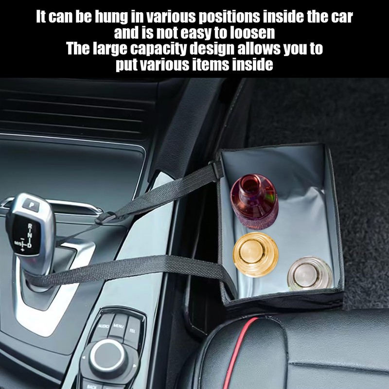 VBRHFRIF 1 Piece Car Garbage Bag And 2 Pieces Car