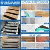 LadyRosian Outdoor Stair Treads Non Slip 10-Pack Black 6" x