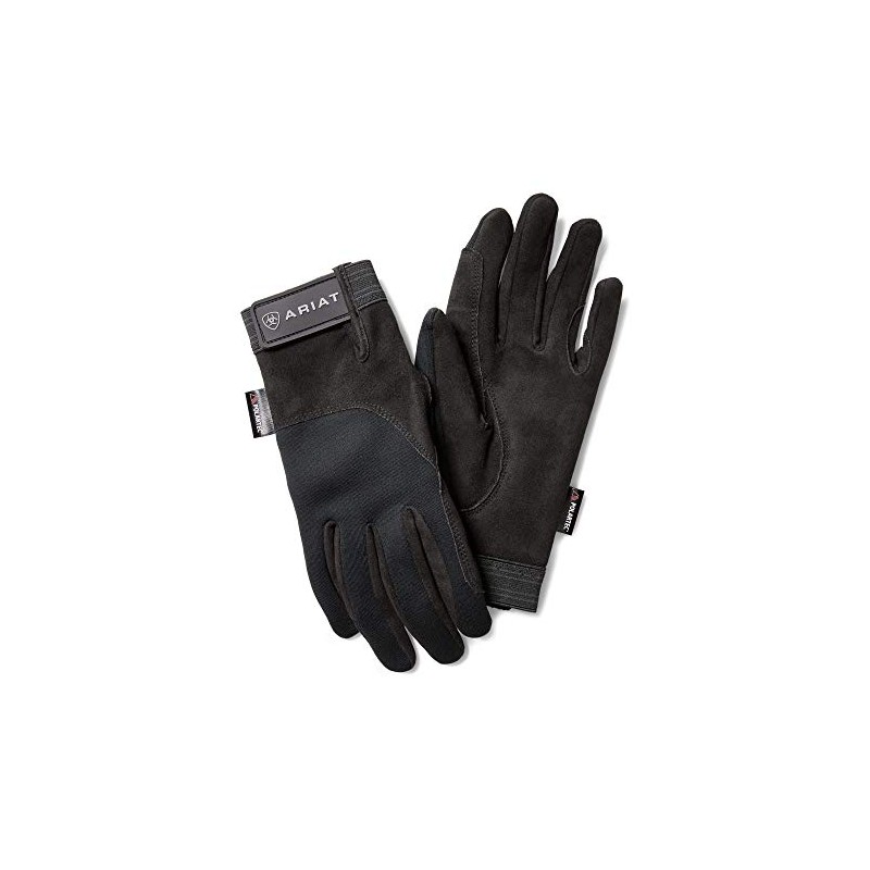 ARIAT Insulated Tek Grip Glove Black - Easy Stretch -