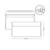 Paper24 Envelopes DL 22 x 11 cm Champagne Pack of