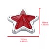 Unbranded 1PCS Red STAR Shaped Side Marker / Accessory /