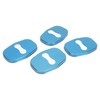 4PCS Door Lock Striker Cover Stainless Steel Strong Protection Replacement