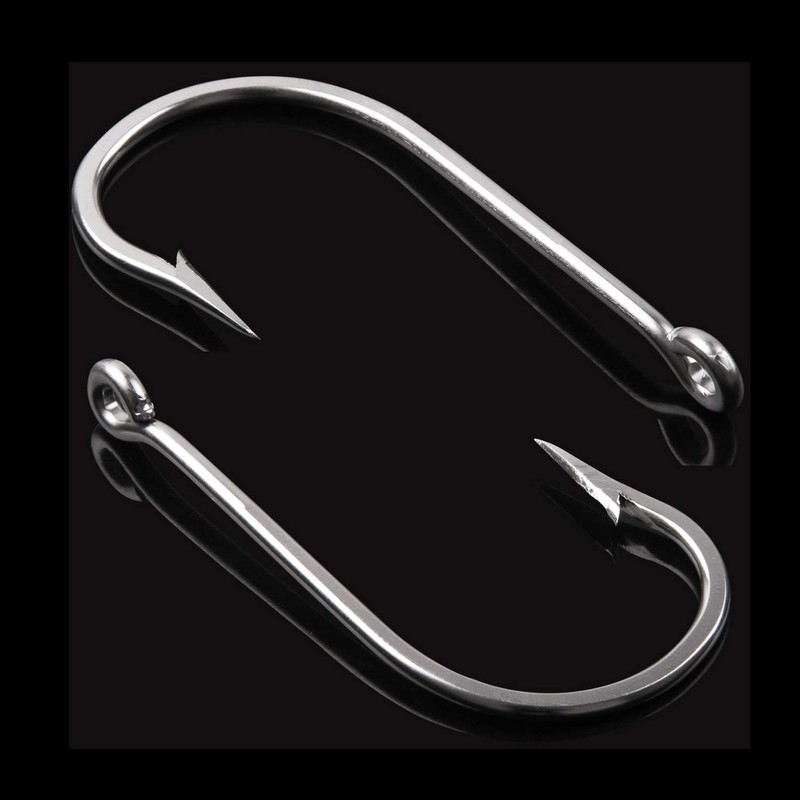 Saltwater Large Giant Shark and Alligator Fishing Hooks Stainless Steel