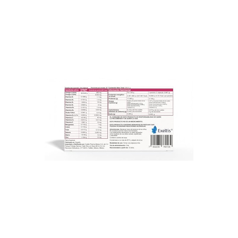 Regenesis Max Suplemento Alimenticio a base de Omega 3 (30