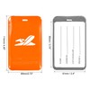 sourcing map Luggage Tag PVC Holders, Baggage Label Identifier with