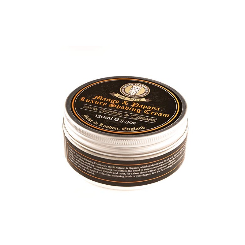 Organic Shaving Cream Mango & Papaya Sweyn Forkbeard 150ml -