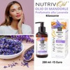 NUTRIVOIL - Reines Mandelöl mit entspannendem Lavendelduft 200 ml mit