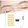 Hilo para Cejas Regla de marcador de línea profesional Herramienta