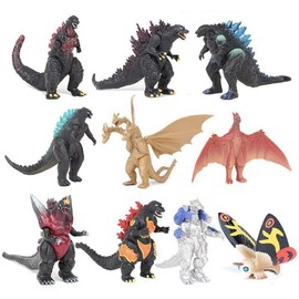 10 Pcs Anime Monster Action Figure PVC Doll Ornaments Hand Model Toy Desktop Decoration
