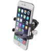 M-Wave Unisex – Erwachsene Bike Mount AL Smartphone-Halter, Schwarz, 60-95