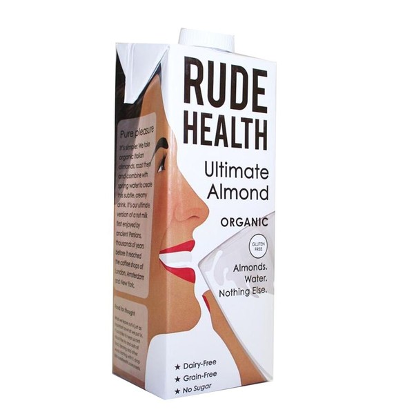 Rude Health Foods | Ultimate Almond Milk - Organic | 2 x 1l