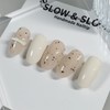 [Sl&Sl Nail Tip] Terrazzo Nail Matte Change O - Stiletto