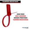 Kable Kontrol Serialized Flag Numbered Cable Zip Ties, 6 Inch