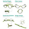 Eyekepper Los lectores Spring Temple Vintage Mini pequena Oval redonda