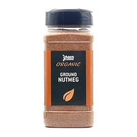 Organic Ground Nutmeg | 275g | Organic Nutmeg Powder by Green Cuisine - Perfect for Christmas/Seasonal recipes.