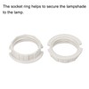 sourcing map G9 Light Socket Rings Lamp M20 Shade Holder