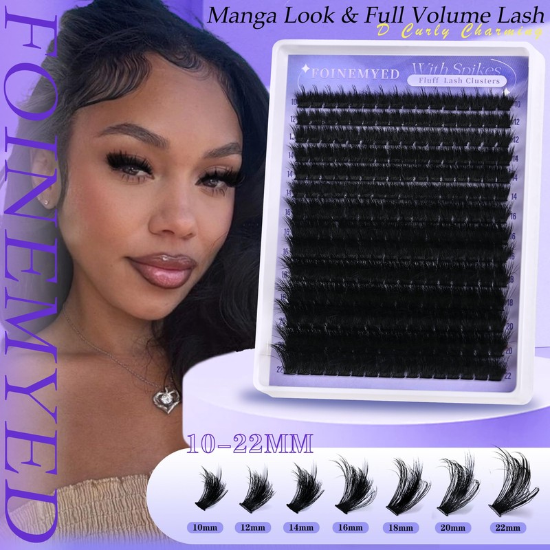 Lash Clusters with Spikes 300D Manga Volume Lash Clusters Evil