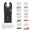 81Pcs Oscillating Saw Blade Kit,Quick Release Oscillating Tool Blades with