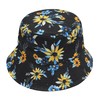 ZLYC Unisex Sun Hat, Beach Hat, Angler’s Hat, Flower/Plant/Rainforest Print,