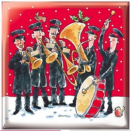 Artistic Christmas Cards (MED-XMLB 0025) - The Brass Band - Box of 12 Cards