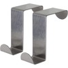 iGadgitz Home U6895 Pack of 2 Stainless Steel Over Door