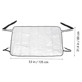 Alipis Car Shield Vehicle Window Shield Auto Windscreen Cover Made of Breathable Fabric