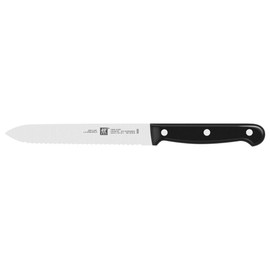 Twin Chef by Zwilling, Stainless Special Steel, Zwilling Special Formula, Riveted, Solid Material, Plastic Shells, 13 cm