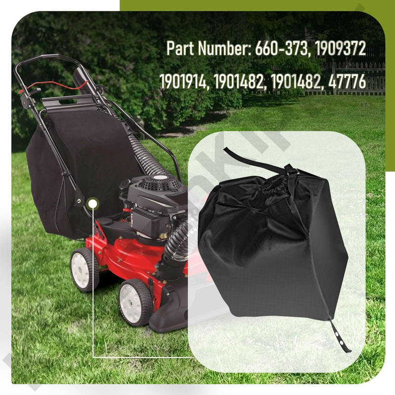 660-373 Chipper Bag Compatible with Troy-Bilt 1909372, 47260, 47261, 47272,