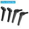 uxcell 4pcs Clamping Lever Adjustable Handle Set Metric M8 x